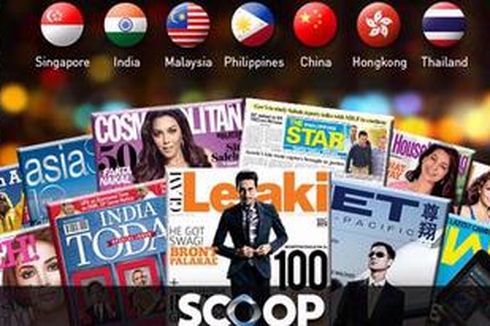 Majalah Terbitan 7 Negara Asia Bisa Diunduh di Scoop