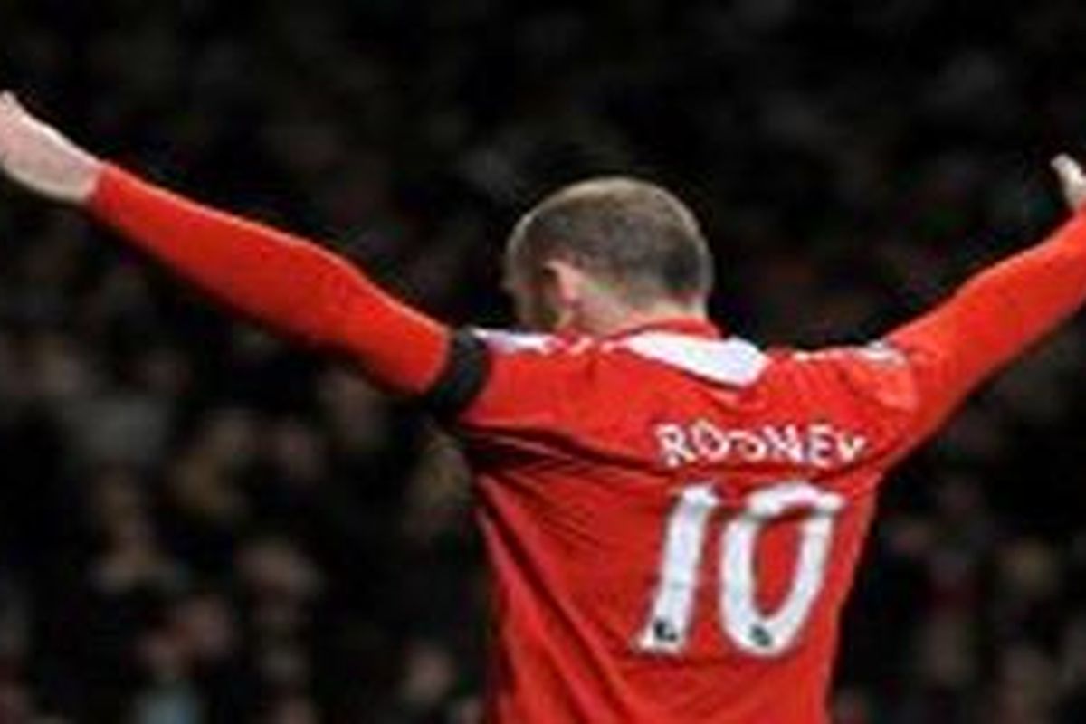 Penyerang Manchester United, Wayne Rooney