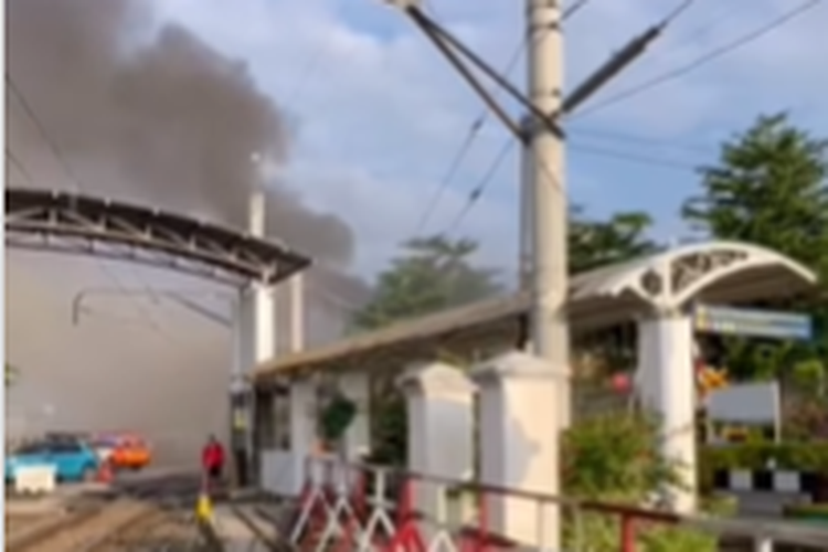 Kebakaran Stasiun Tugu Yogyakarta