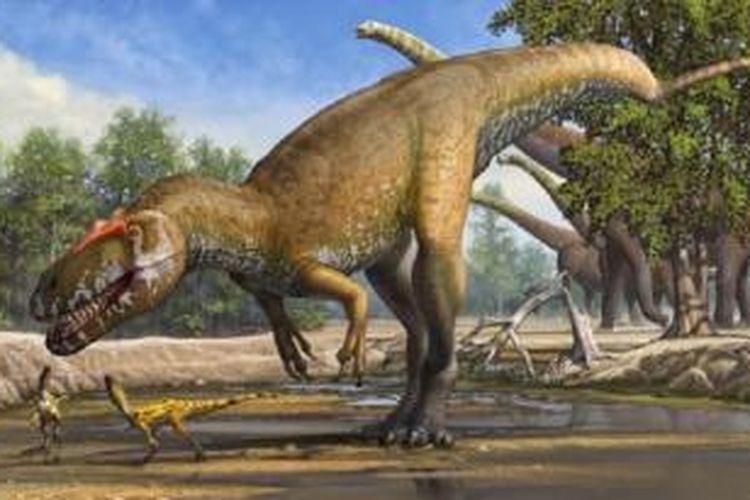 Ilustrasi Torvosaurus gurneyi