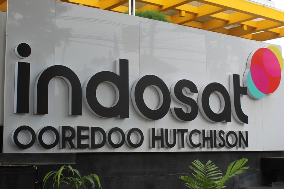 Ilustrasi PT Indosat Ooredoo Hutchison Tbk (ISAT). 
