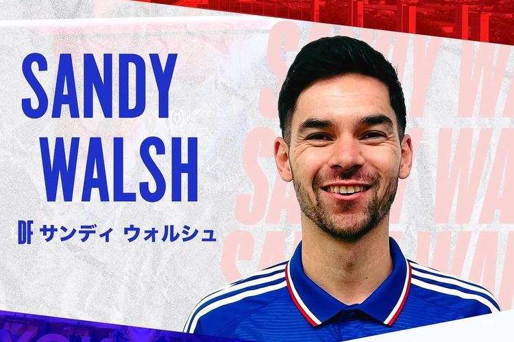 Sandy Walsh resmi diperkenalkan sebagai pemain klub Liga Jepang, Yokohama F Marinos, pada Minggu (9/2/2025). Ia didatangkan dari klub Belgia KV Mechelen.