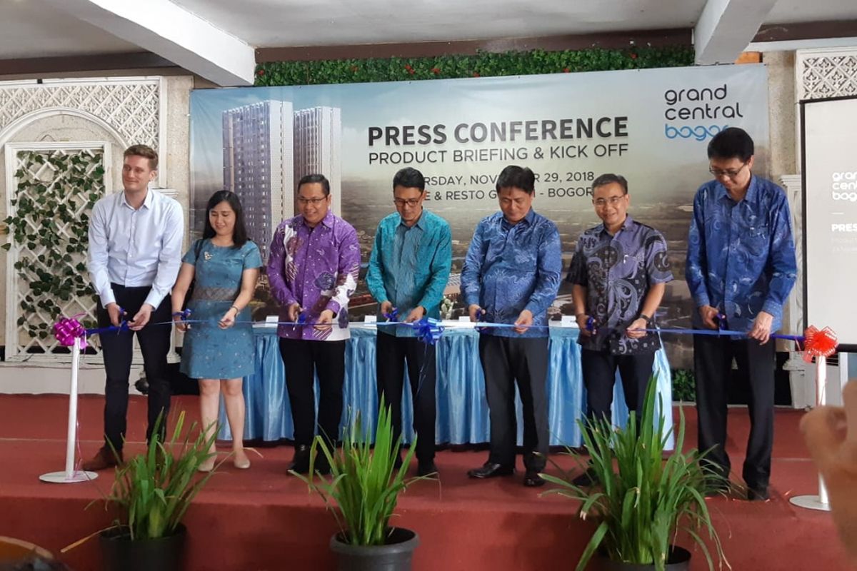 Grand Central Bogor yang berlokasi di Jl Mayor Oking, Bogor,  resmi diperkenalkan kepada publik, Kamis (29/11/2018).