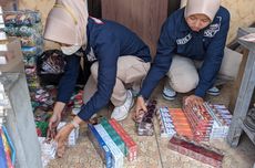 24.480 Batang Rokok Ilegal Disita dari 3 Toko Kelontong di Bogor