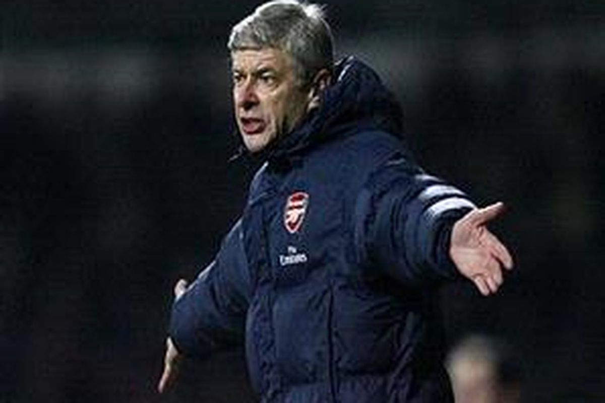Pelatih Arsenal, Arsene Wenger.