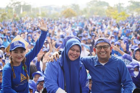 Bang Lukman Gelar Acara Senam Sehat Birukan Langit Jakarta, Dihadiri Artis-artis Ibu Kota