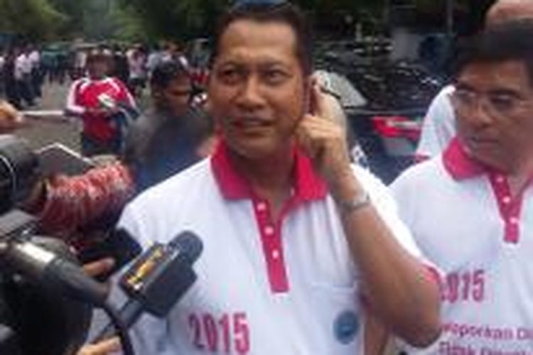 Kepala Bareskrim Polri Irjen (Pol) Budi Waseso, saat ditemui di Lapangan Bhayangkara, Jakarta Selatan, Sabtu (31/1/2015).