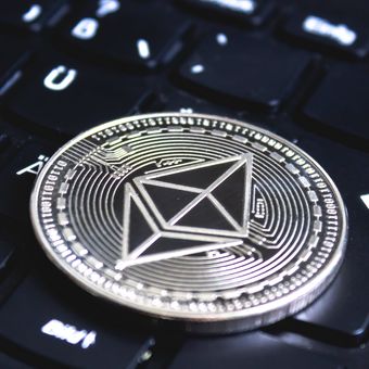 Ilustrasi ethereum.