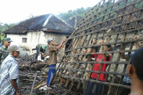 Longsor dan Angin Kencang Terjang Magetan-Ponorogo, 2 Rumah Roboh