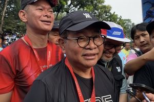 Pramono Hampir Kehabisan Tenaga Saat Lari 10K JRF 2026