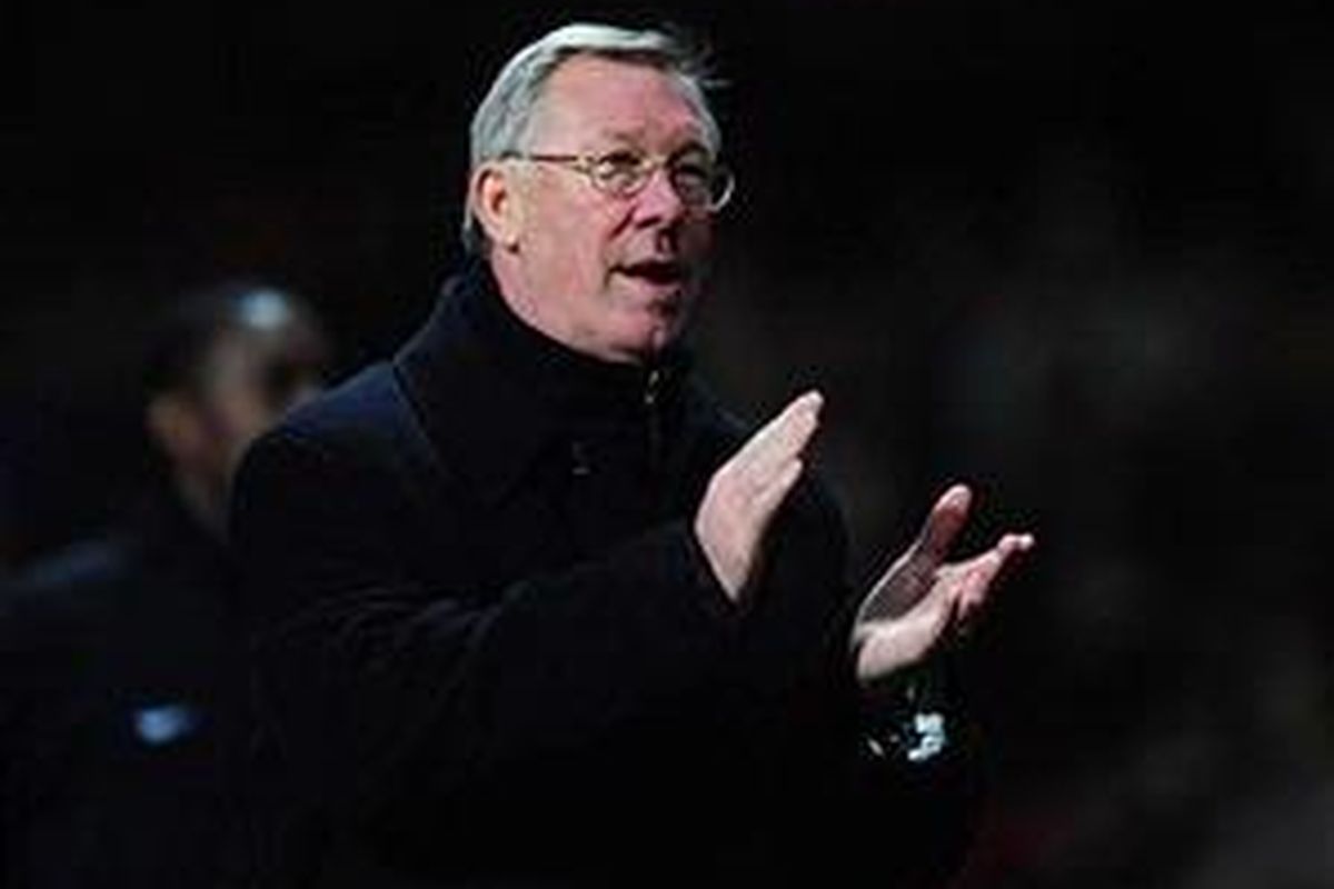 Pelatih MU, Sir ALex Ferguson, puas setelah timnya mengalahkan AS Roma 1-0 dan lolos ke semifinal Liga Champions.