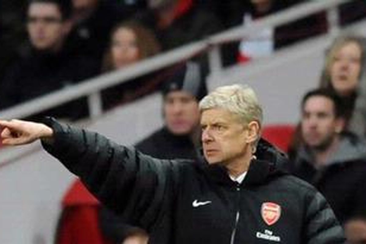 Pelatih Arsenal, Arsene Wenger.