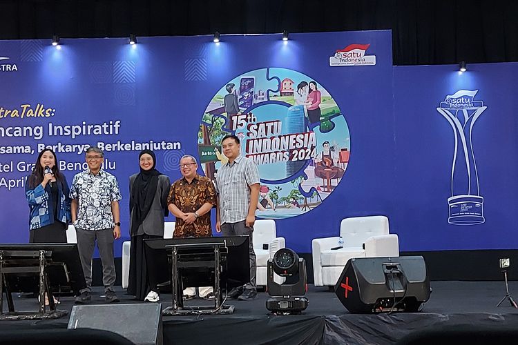 Bincang Inspiratif 15th SATU Indonesia Awards 2024, di Hotel Grage, Bengkulu, sabtu (28/4/2024)