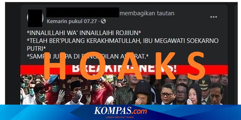 Hoaks tentang Megawati dan Kelompok Gagal "Move On" - Vimarsana News
