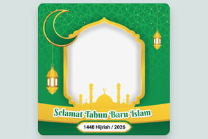 80 Link Twibbon Tahun Baru Islam 1 Muharram 1448 H, Keren dan Menarik