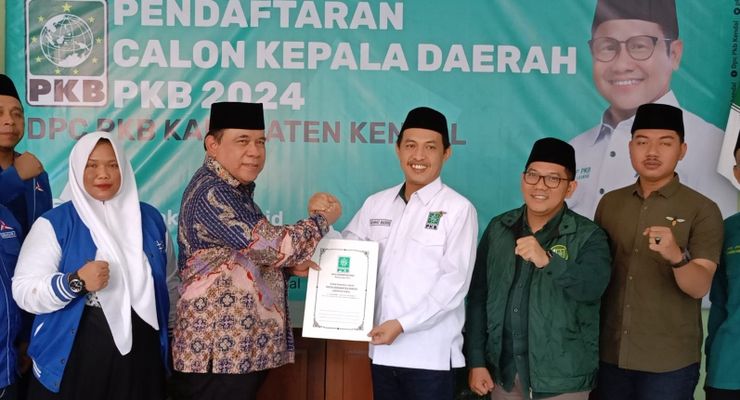 Wakil Bupati Kendal Daftar Bacabup lewat PKB, Ini Harapannya...