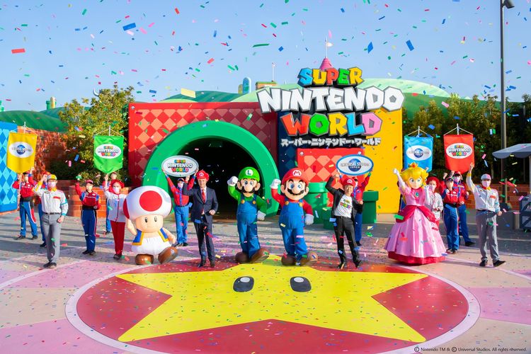 Taman hiburan Super Nintendo World di Universal Studios Japan (Facebook Universal Studios Japan).