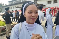 Cerita Suster dan Frater Bandung Ikut Apel Hari Santri di Gedung Sate