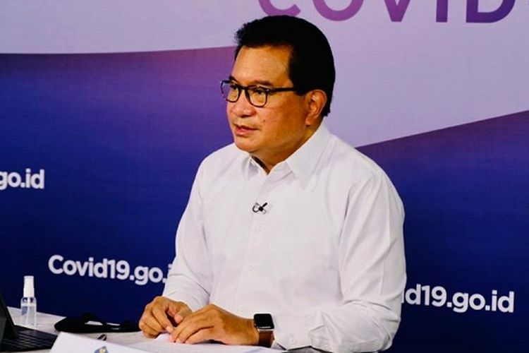 Juru Bicara Satgas Penanganan Covid-19 Wiku Adisasmito, saat memberi keterangan pers mengenai perkembangan penanganan Covid-19, yang disiarkan kanal YouTube BNPB, Kamis (5/11/2020).