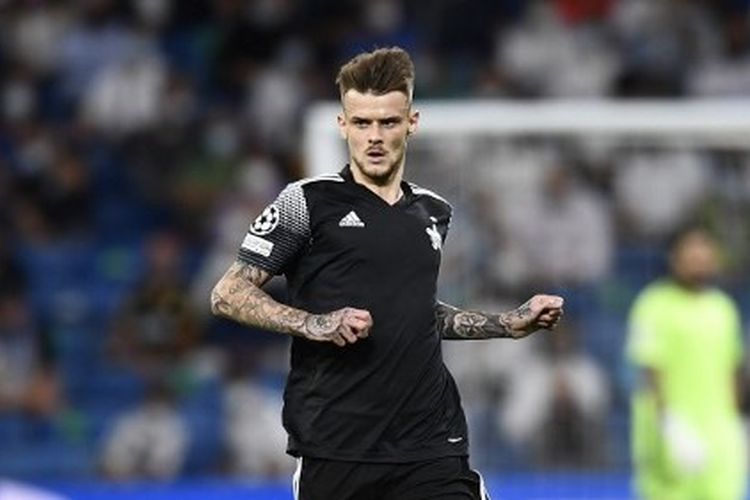 Gelandang Sheriff Tiraspol, Sebastien Thill, berhasil mencetak gol kemenangan untuk timnya atas Real Madrid di Grup D Liga Champions 2021-2022, Rabu (29/9/2021) dini hari WIB.