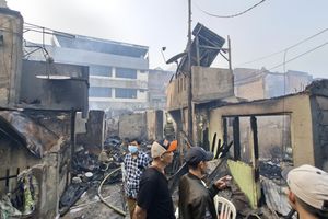 Kebakaran Permukiman Padat di Gambir Jakpus Hanguskan 114 Rumah, 310 KK Terdampak