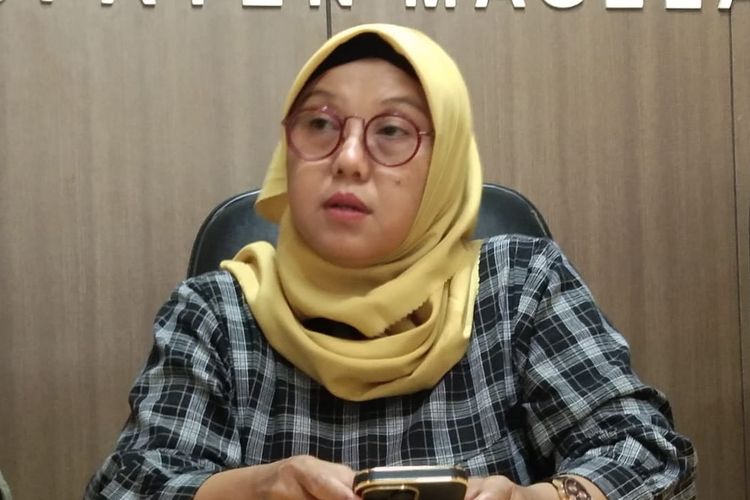 Komisioner Bawaslu Jateng, Diana Ariyanti saat memberikan keterangan, Kamis (22/2/2024).