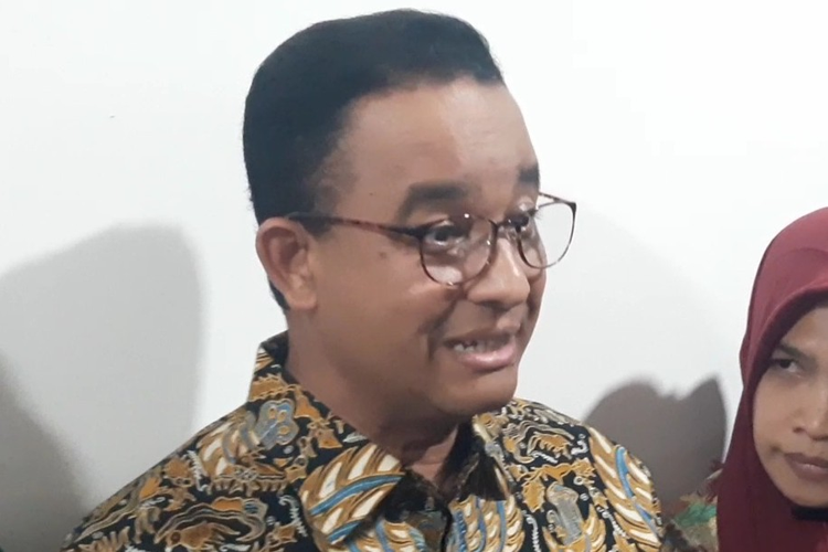 Bakal calon presiden dari Koalisi Perubahan, Anies Baswedan di Edutorium Universitas Muhammadiyah Surakarta (UMS) di Sukoharjo, Jawa Tengah, Sabtu (4/11/2023).
