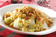 Resep Sayur Sawi Putih Tumis Telur, Makanan Akhir Bulan Bergizi 