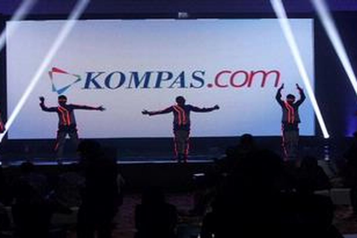 Peluncuran logo baru portal Kompas.com di Jakarta, Rabu (29/5/2013). Peluncuran tersebut juga bersamaan dengan ulang tahun ke-5 Kompas.com. Selain logo, Kompas.com juga bertranformasi dengan kepemilikan, slogan, tampilan, dan fitur baru.
