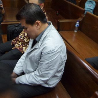 Andi Agustinus alias Andi Narogong di Pengadilan Tipikor Jakarta, Kamis (7/12/2017).