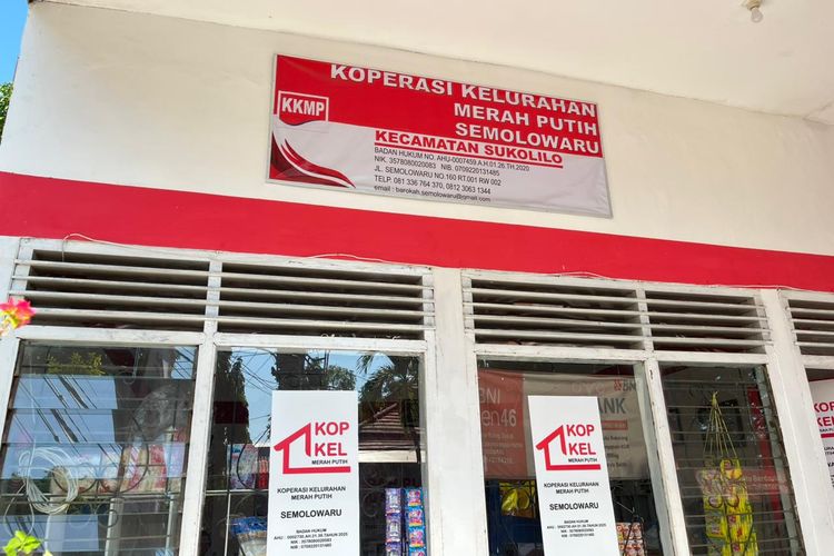 Lokasi Koperasi Desa/Kelurahan Merah Putih (Kopdes MP) Semolowaru, Surabaya.