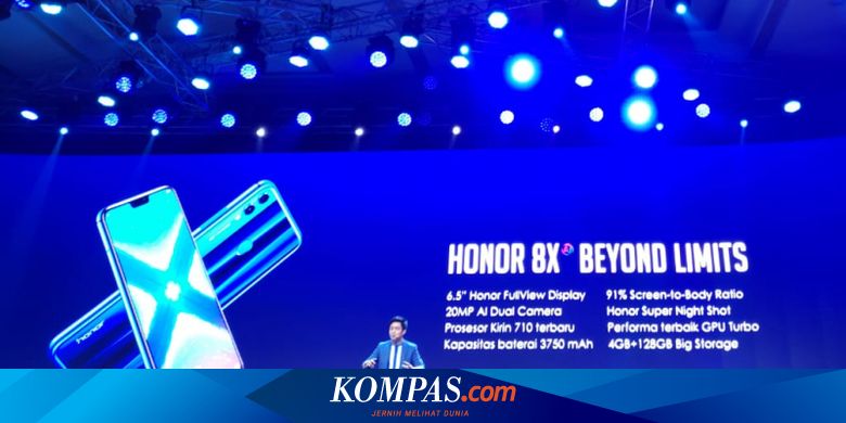 honor 8x resmi masuk indonesia memori