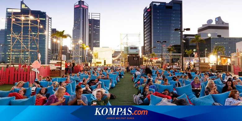 Wow Di Perth Ada Bioskop Beratapkan Langit