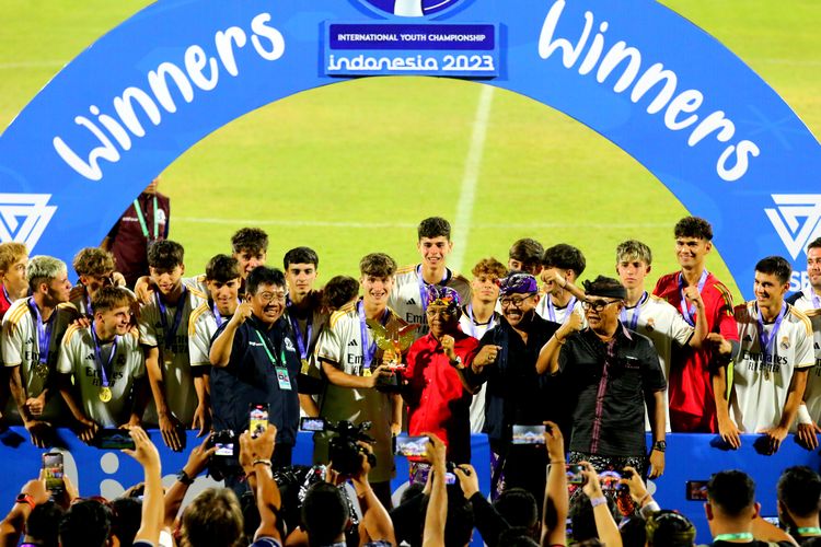 Real Madrid U18 menjadi juara International Youth Championship 2023. 