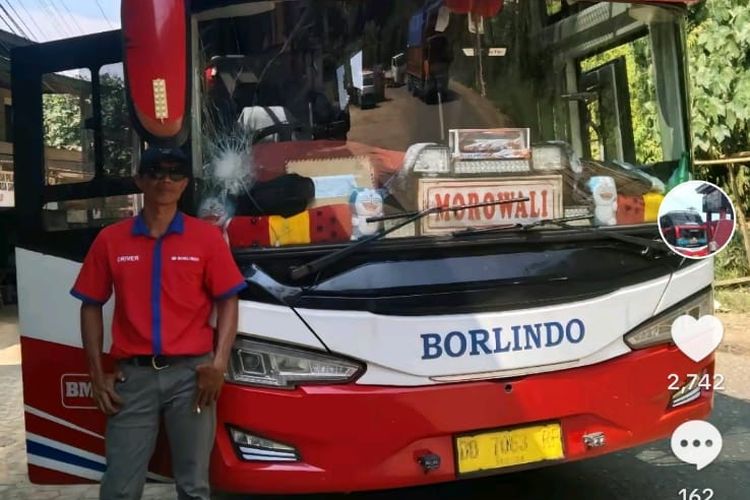 M Syatir pengemudi bus AKAP PO Borlindo