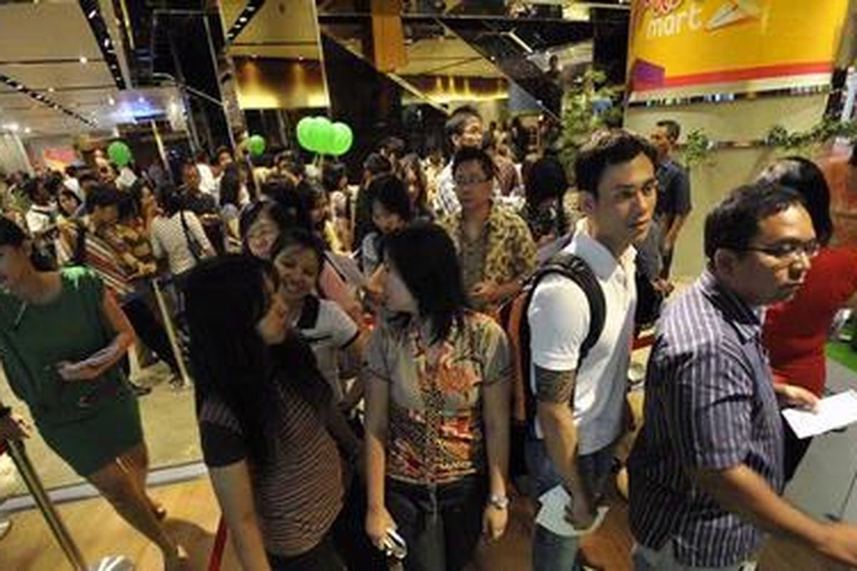 Ratusan Pengunjung Berburu Tiket Murah Citilink di Kompas Travelmart