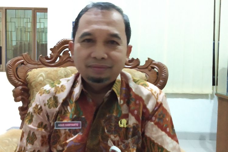 Sekretaris Dinas Pendidikan dan Kebudayaan (Disdikbud) Karanganyar Agus Hariyanto di Karanganyar, Jawa Tengah, Kamis (13/6/2019).