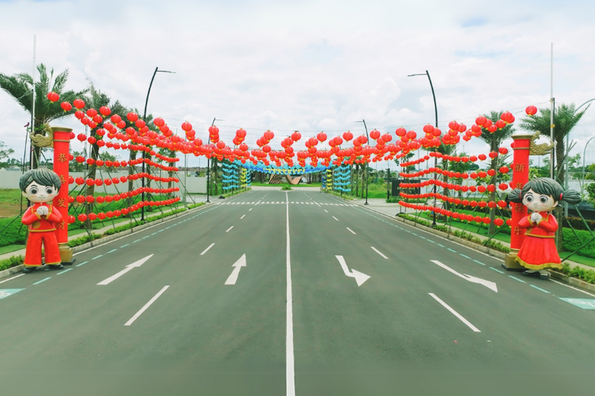 Suasana Imlek di Pasadena Central District - Gading Serpong 