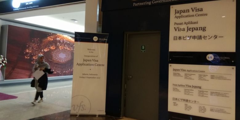 Japan Visa Application Centre di Jakarta.