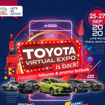 Toyota Virtual Expo berskala nasional, 25-27 September 2020