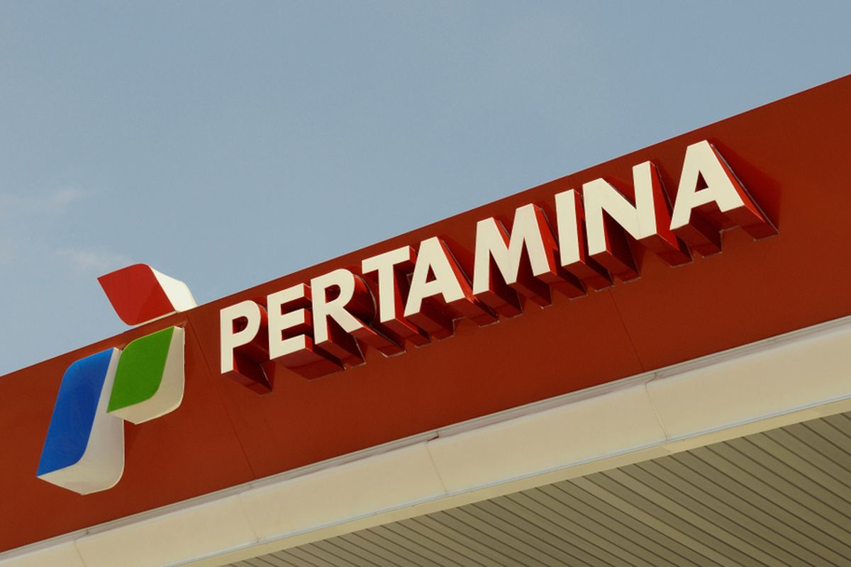 Ilustrasi logo Pertamina.