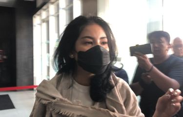 Nindy Ayunda di LPSK Cijantung, Jakarta Timur, Kamis (6/4/2023).