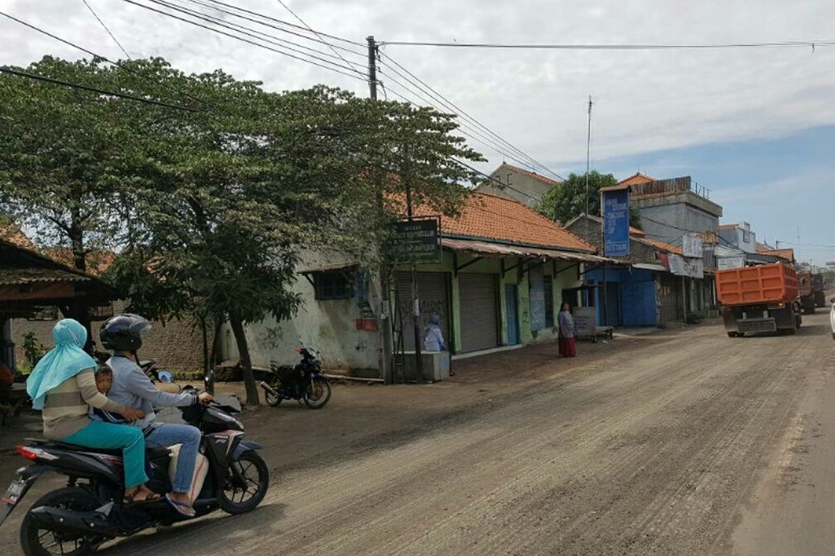 Kondisi terkini salah satu jalur mudik di Pantura Jawa.