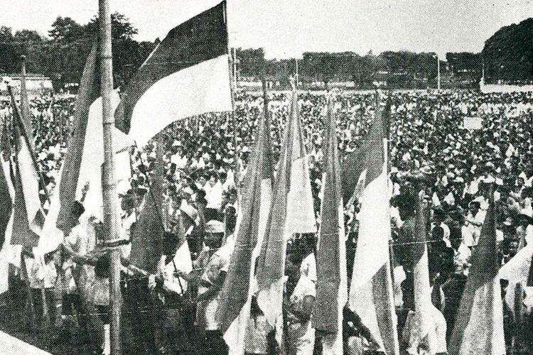 Kongres pemuda seluruh Indonesia yang digelar di Yogyakarta pada 10 November 1945.