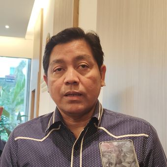 Juru Bicara Kementerian Koordinator Bidang Perekonomian Haryo Limanseto saat ditemui di kantornya, Jakarta, Rabu (9/7/2025).