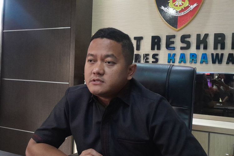 Kasat Reskrim Polres Karawang AKP Arief Bastomy di Mapolres Karawang, Selasa (23/5/2023).