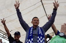 Teringat Masa Mengabdi di TNI, Agus Yudhoyono Lompat dari Panggung ke Massa Pendukungnya