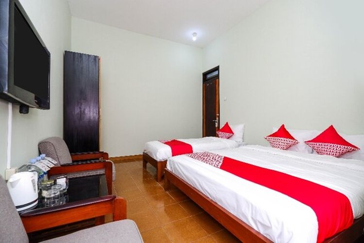 OYO 1414 Paviliun Permata, salah satu hotel murah dekat Keraton Surakarta Hadiningrat dengan tarif Rp 200.000-an per malam