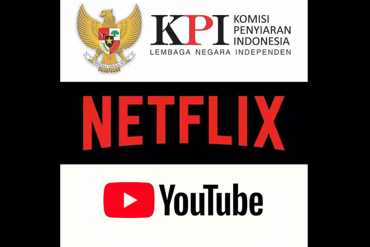 Logo KPI Pusat, Netflix, YouTube