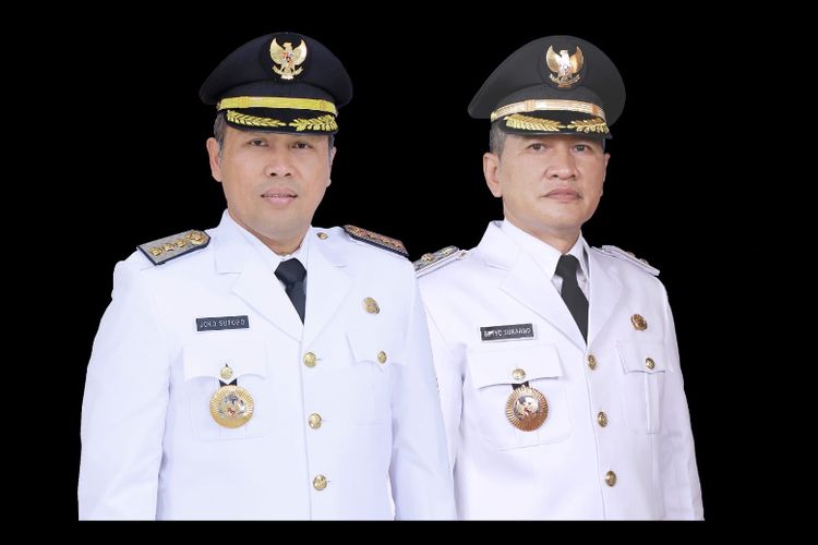 Bupati Wonogiri Joko Sutopo dan Wakil Bupati Wonogiri Setyo Sukarno